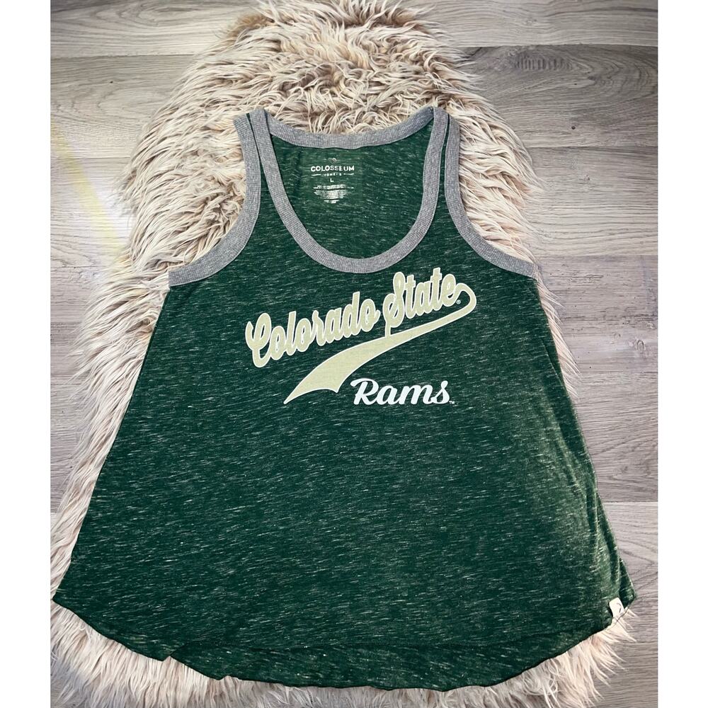 Colorado state rams women’s green sleeveless tee